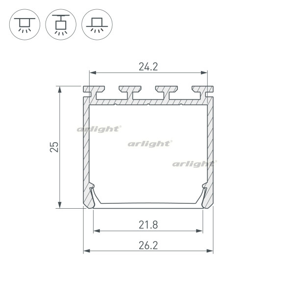 Профиль PLS-LOCK 028123 Arlight