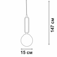 Подвесной светильник V2942-1/1S Vitaluce