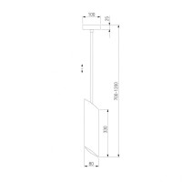 Подвесной светильник Eurosvet Dome Elegante 50245/1 черный