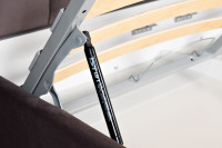 Кровать Odry с подъемным механизмом и бельевым ящиком лилово-серая Кровать Odry с подъемным механизмом и бельевым ящиком лилово-серая