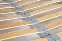 Кровать Odry с подъемным механизмом и бельевым ящиком лилово-серая Кровать Odry с подъемным механизмом и бельевым ящиком лилово-серая