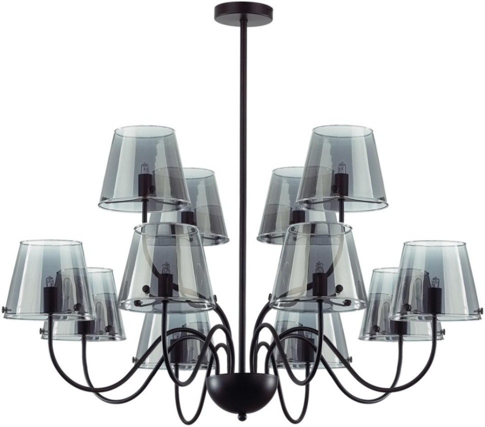 Потолочная люстра Smoky 6570/12C Lumion