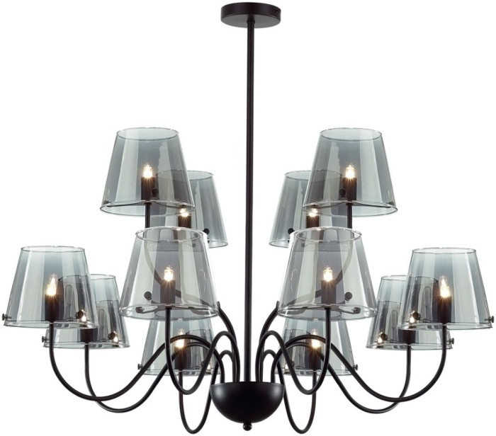 Потолочная люстра Smoky 6570/12C Lumion