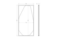 Зеркало декоративное абстрактной формы Зеркало декоративное абстрактной формы