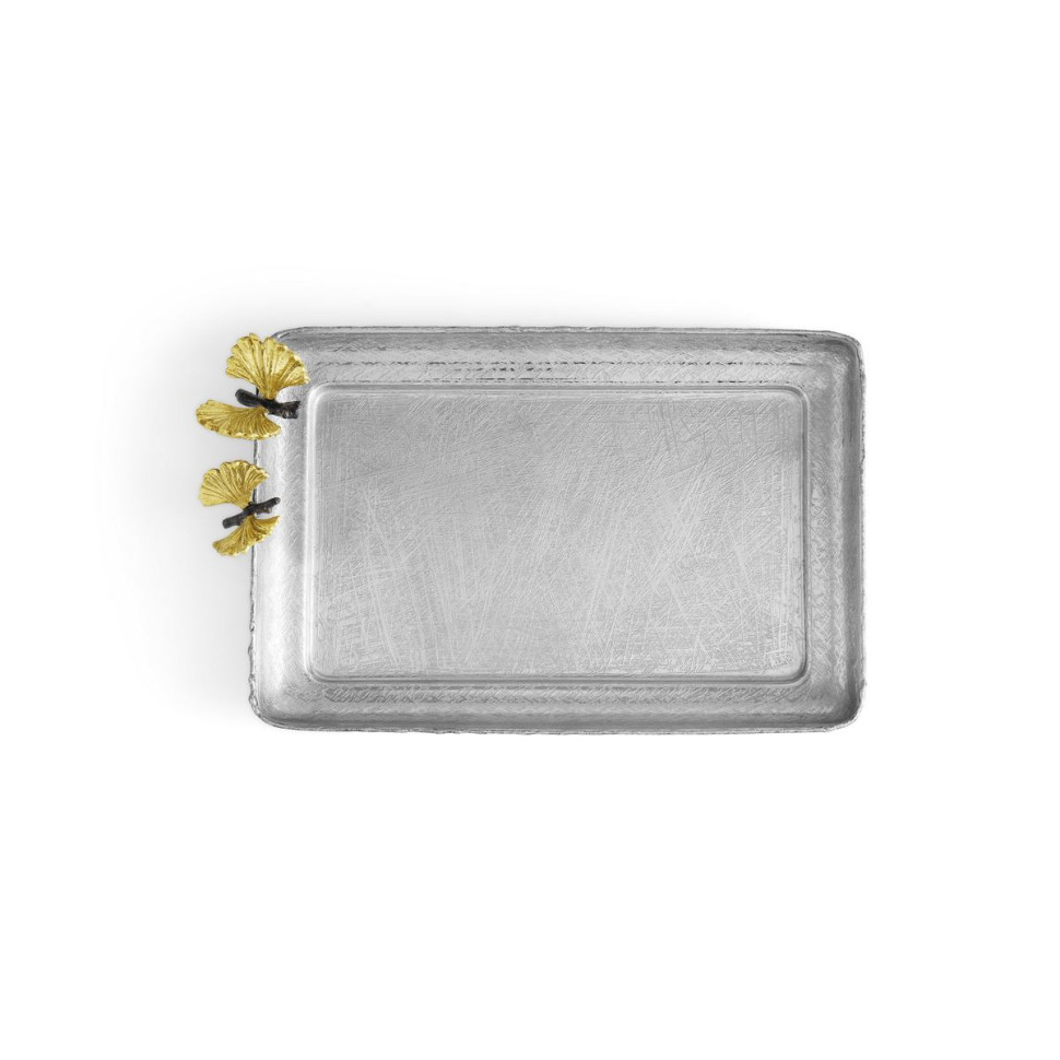Поднос Michael Aram "Butterfly Ginkgo", прямоугольный, 27х17 см