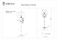 Торшер Freya Driana FR2405-FL-01-BZ Торшер Freya Driana FR2405-FL-01-BZ