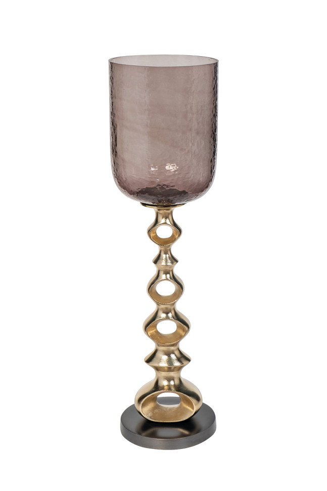 Подсвечник напольный стеклянный