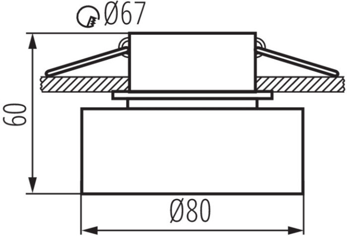 Точечный светильник GOVIK 29236 Kanlux