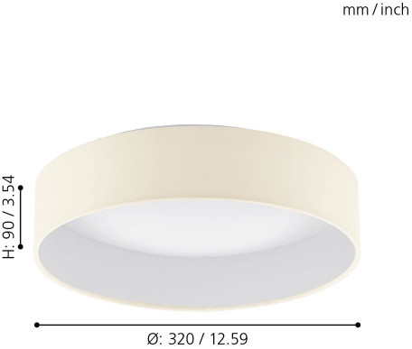 Потолочный светильник Palomaro 93392 Eglo