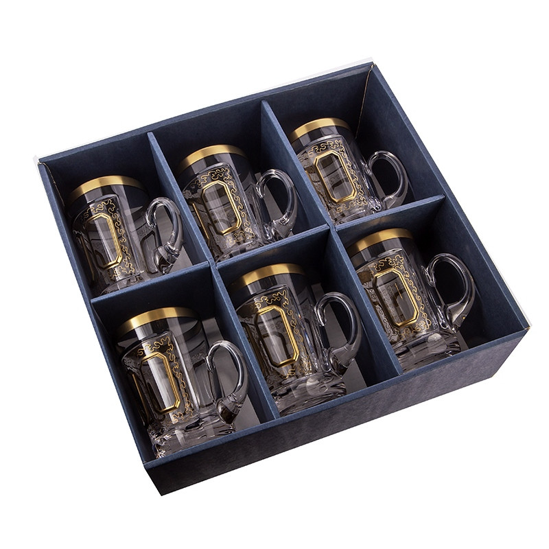 Набор для чая с ручкой 180мл.6шт."Антик Классик"