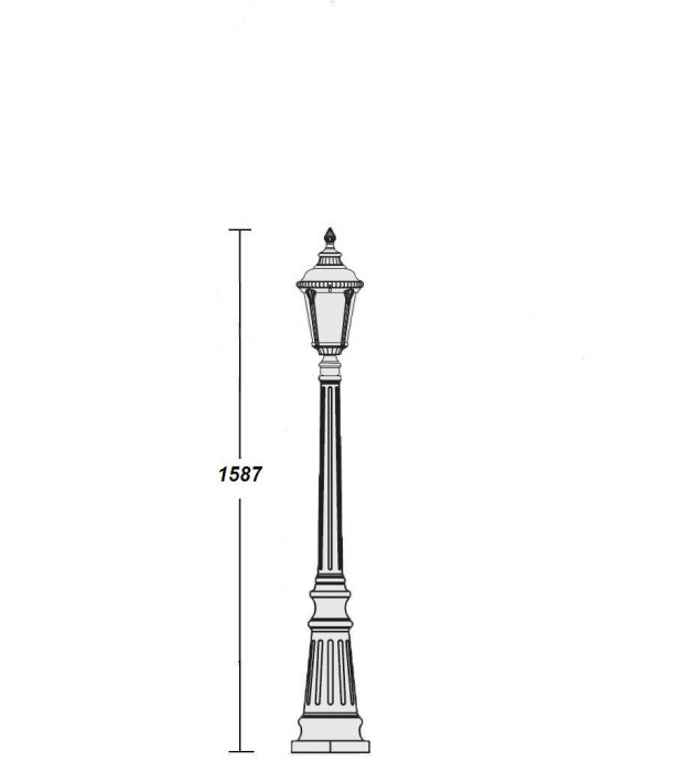 Наземный фонарь  79761S Gb Oasis Light