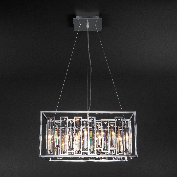 Подвесная люстра Cella 312/6 хром Bogate's