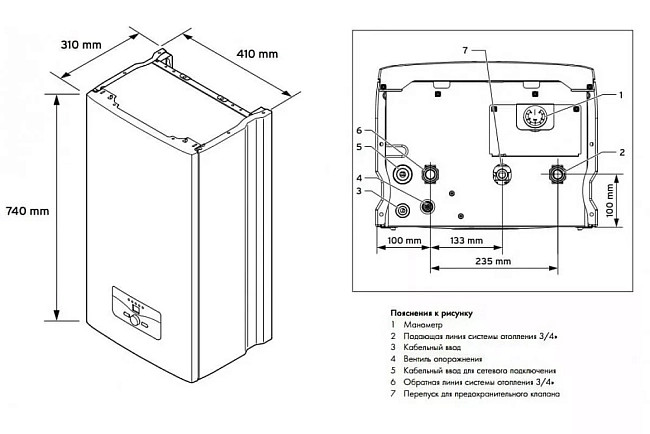 Электрический котел Protherm Скат 12 КE/ 14 0010023648 белый