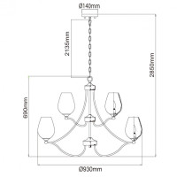 Подвесная люстра Chiaro Палермо 386016512 Подвесная люстра Chiaro Палермо 386016512