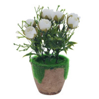 Цветочная композиция, L13 W13 H19 см, 3в.