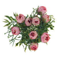 Цветочная композиция, L13 W13 H19 см, 3в.