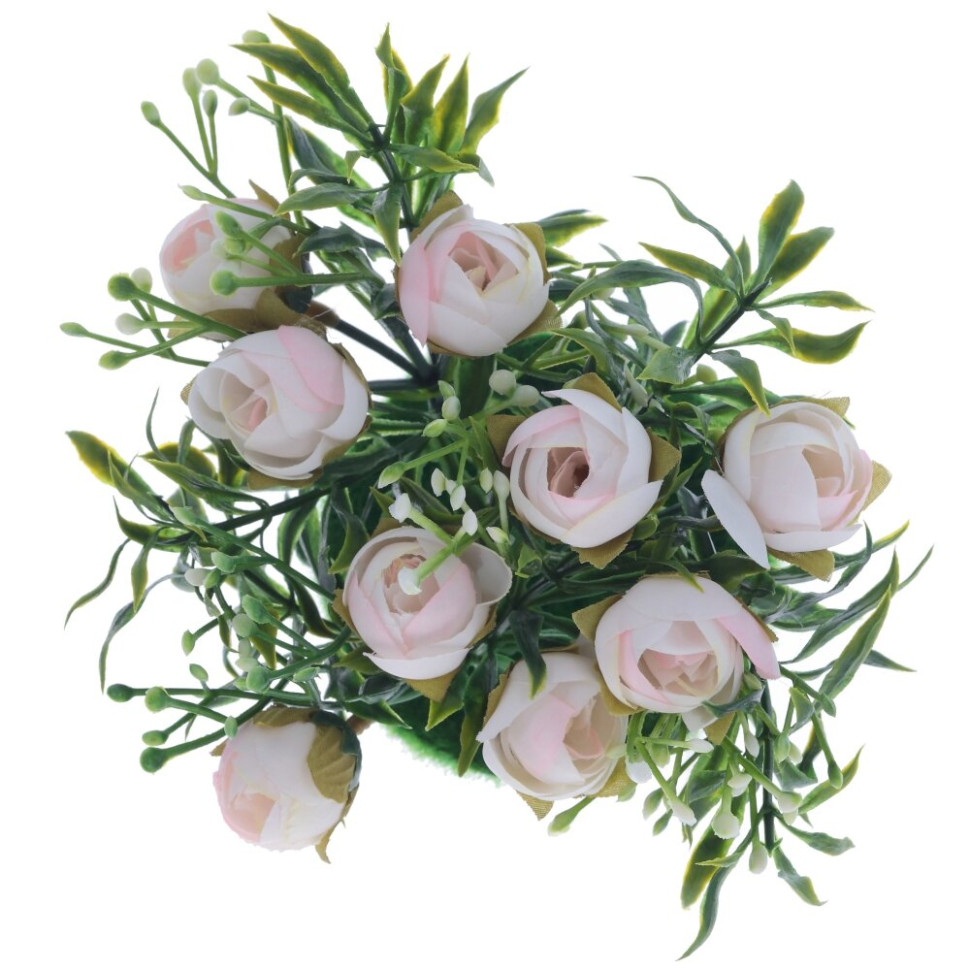 Цветочная композиция, L13 W13 H19 см, 3в.