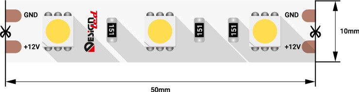 Светодиодная лента LUX DSG560-12-W-33 DesignLed