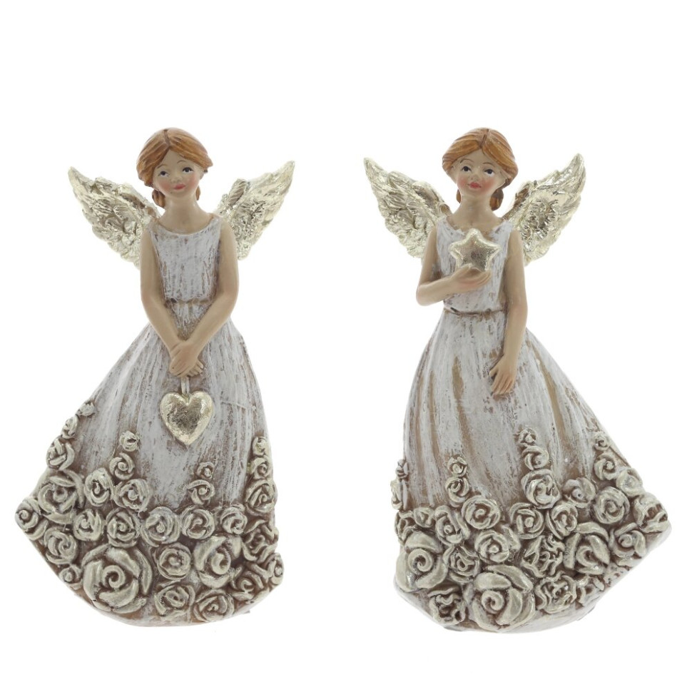 Фигурка декоративная "Ангел", L5 W3,5 H9 см, 2в.