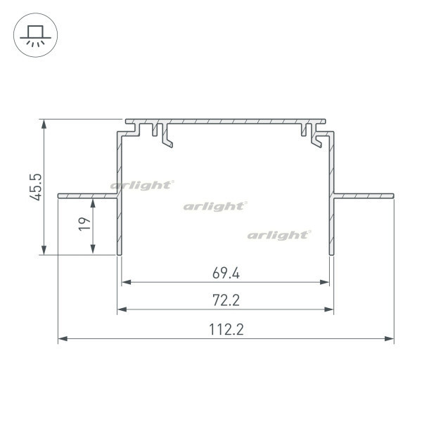 Профиль KLUS-POWER 019885 Arlight