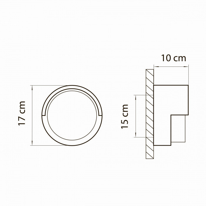 Настенный светильник уличный Paletto 382174 Lightstar