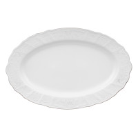 Блюдо овальное 36см."Бернадот Платина 2021" Bernadotte