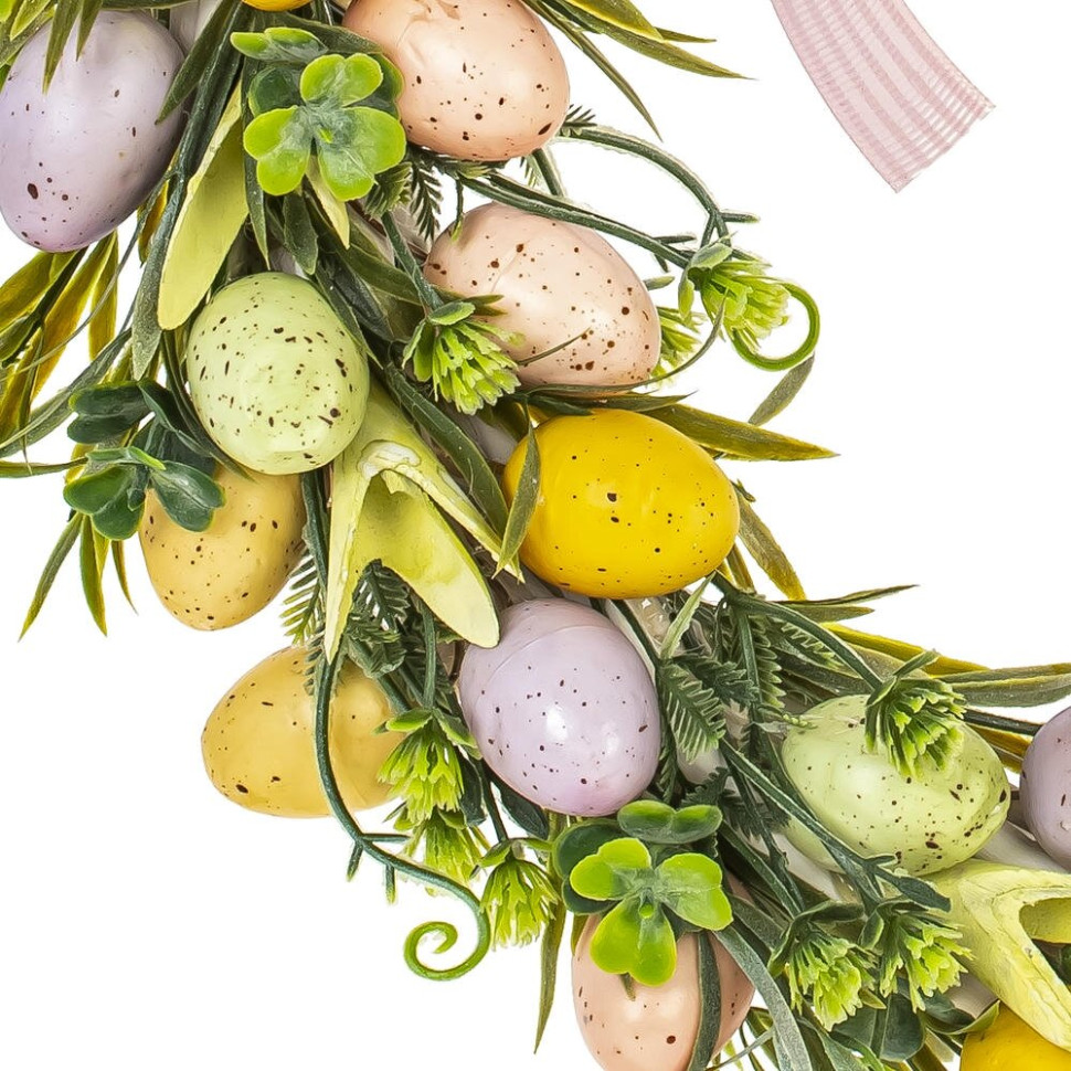 Изделие декоративное "Венок пасхальный", L32 W7 H33 см