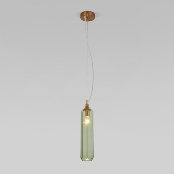 Подвесной светильник Siesta 50252/1 зеленый Eurosvet