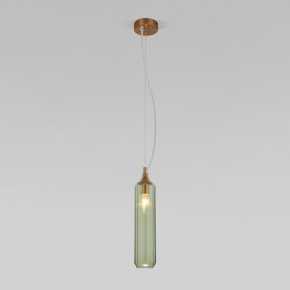 Подвесной светильник Siesta 50252/1 зеленый Eurosvet