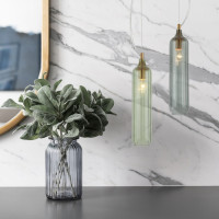 Подвесной светильник Siesta 50252/1 зеленый Eurosvet