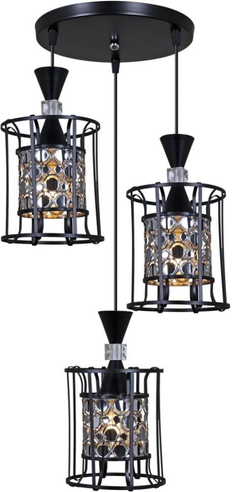 Подвесной светильник  05362-0.9-03 BK+CH Reluce