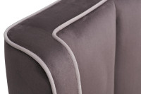 Кровать Odry с подъемным механизмом и бельевым ящиком лилово-серая Кровать Odry с подъемным механизмом и бельевым ящиком лилово-серая