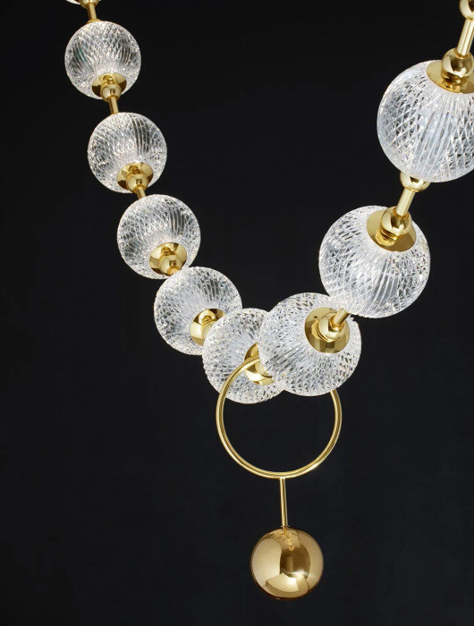 Подвесная люстра Elliot Diamante MD20001012-11A gold DeLight Collection