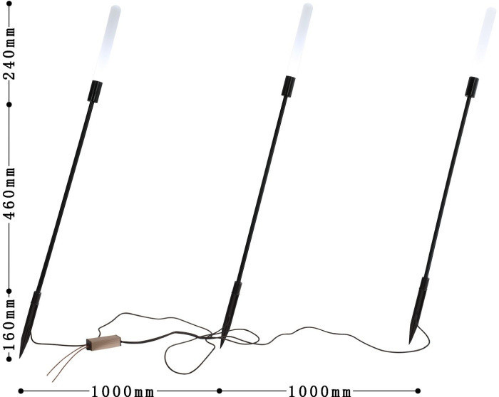 Грунтовый светильник Reedy 4048-3T Favourite