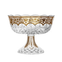 Ваза для конфет/фруктов на ножке 23см. "Опера Империя"