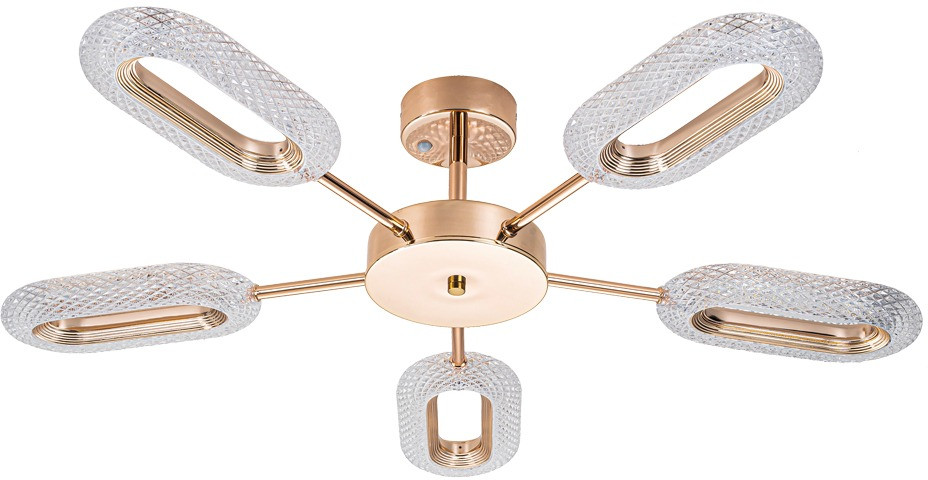 Потолочная люстра Ovale A2489PL-5GO Arte Lamp