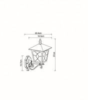 Настенный фонарь уличный Atlanta 3126 Globo Настенный фонарь уличный Atlanta 3126 Globo