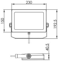 Прожектор уличный Flood 732012 Deko-Light
