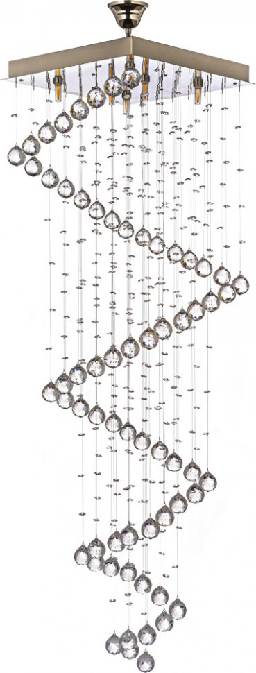 Потолочная люстра Tesoro Nickel Tesoro H 1.4.40.105 N Dio D'Arte