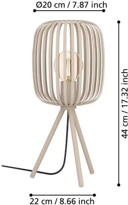 Интерьерная настольная лампа Romazzina 900521 Eglo