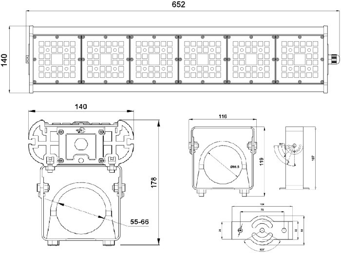 Прожектор уличный Галеон 61 CB-C0302044 Светон