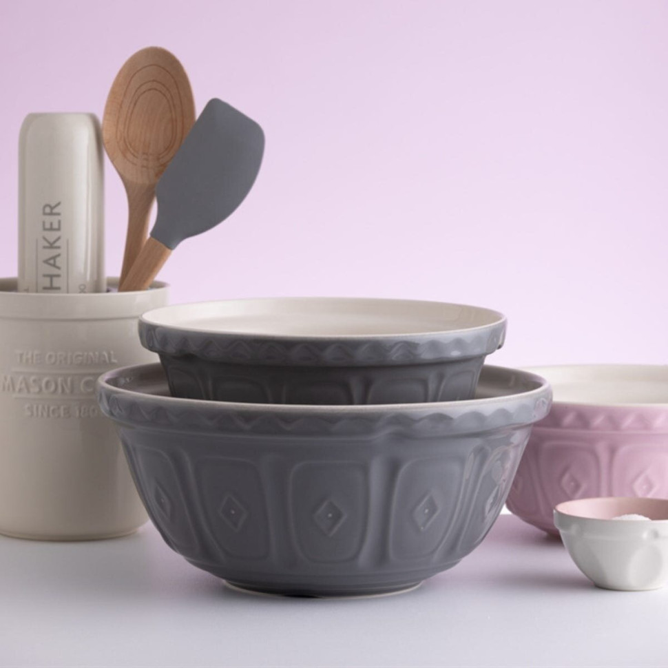 Миска универсальная Colour Mix 24 см cерая