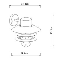 Уличный настенный светильник Lucide Zico 11874/01/12 Уличный настенный светильник Lucide Zico 11874/01/12