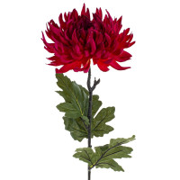 Цветок искусственный "Хризантема",  L17 W17 H84 см