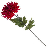 Цветок искусственный "Хризантема",  L17 W17 H84 см