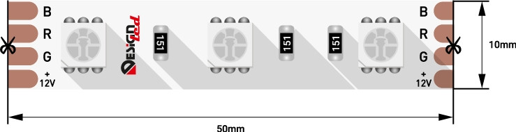 Светодиодная лента LUX DSG560-12-RGB-33 DesignLed