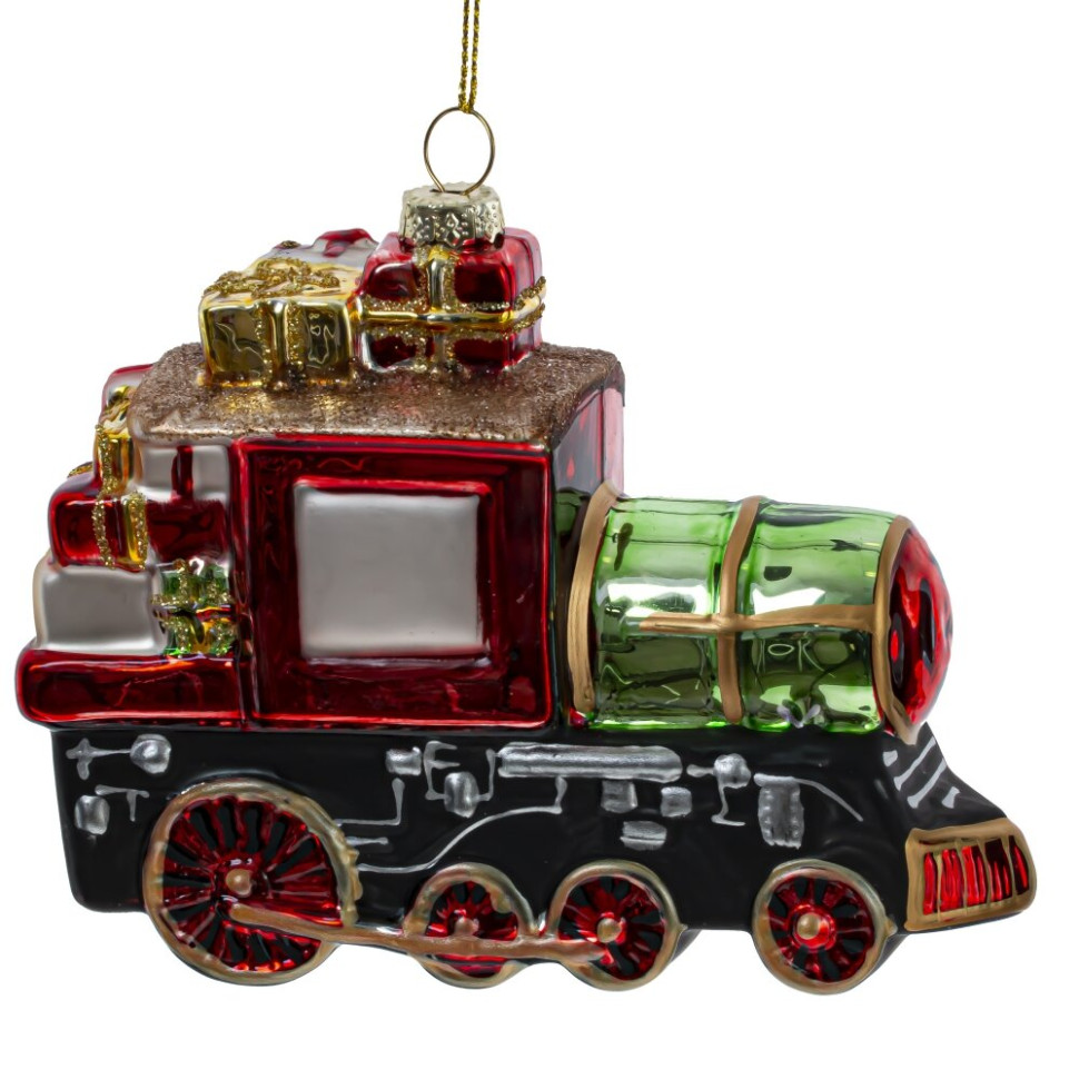 Украшение новогоднее "Поезд", L13 W4,5 H11,5 см