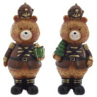 Фигурка декоративная "Медвежонок",  L6 W5,5 H13,5 см, 2в.