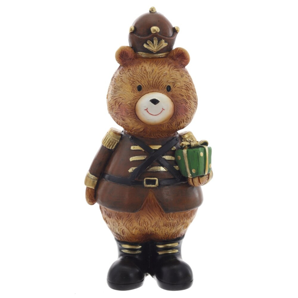 Фигурка декоративная "Медвежонок",  L6 W5,5 H13,5 см, 2в.