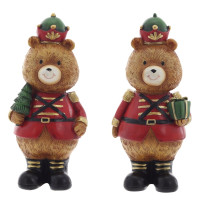 Фигурка декоративная "Медвежонок",  L6 W5,5 H13,5 см, 2в.